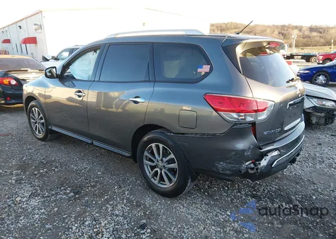 2015 Nissan Pathfinder S from USA, damaged, VIN 5N1AR2MM7FC719252